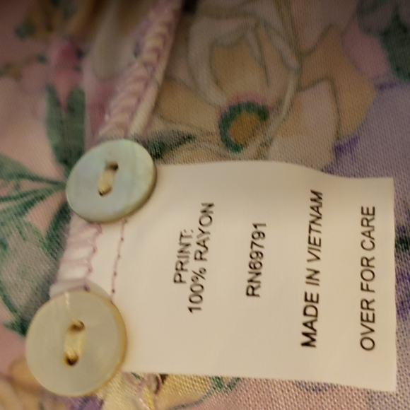 NEW Figueroa & Flower Boho Top Hi Low Mixed Floral Anthropologie Summer Bohemian - Picture 11 of 12